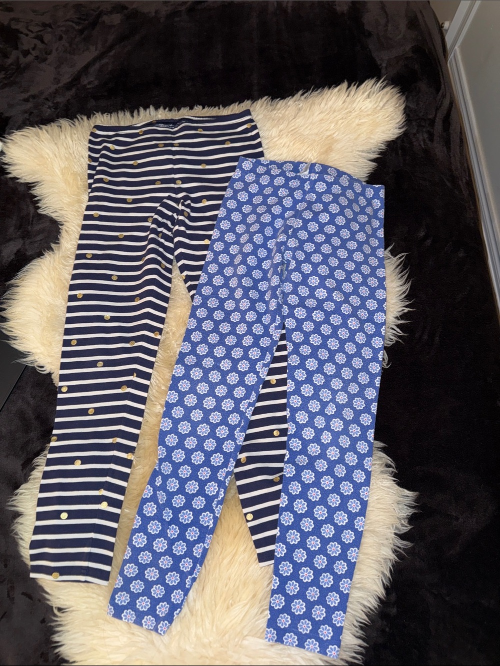 Old Navy & Gymboree Stretch Leggings 2-Pack Bundle - Size L / XL (Fits Adult XS)